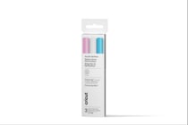 Lot de 3 stylos Cricut Joy™ - Blanc, bleu, rose - Pointe moyenne