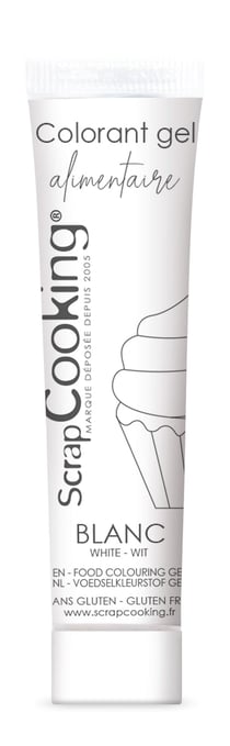 Colorant gel blanc 20g