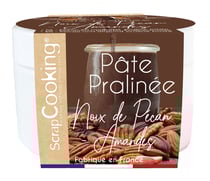 Pâte pralinée Noix de Pécan 65% - Amandes 35% 200g