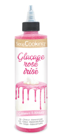 Glaçage ScrapCooking® - Rose irisé - 140 g