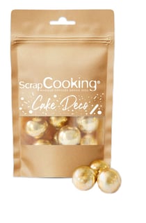 Perles XXL dorées 55g