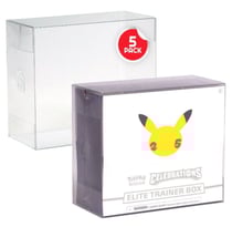 Lot de 5 boîtes de protection pour booster boxes - PET