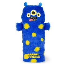 Trousse 1 compartiment Legami - Bleue et jaune - Monstre