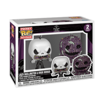 Lot de 2 porte-clés Funko POP! - L'Étrange Noël de Monsieur Jack Jack Skellington et Oogie
