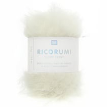 Pelotte de fil Rico Design - Ricorumi Furry Furry - Blanc