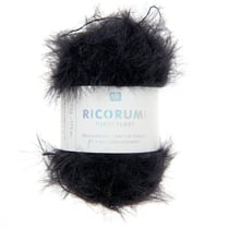 Pelotte de fil Rico Design - Ricorumi Furry Furry - Noir