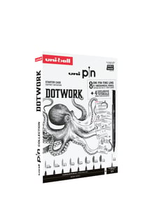 Coffret d'initiation 8 feutres à pointe fine - Uni-Ball - Dotwork