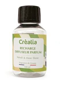 Recharge pour diffuseur de parfum Créalia - Néroli et musc blanc - 100 ml