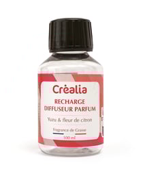 Recharge pour diffuseur de parfum Créalia - Yuzu et fleur de citron - 100 ml