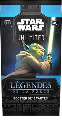 Lot de 16 cartes boosters - Star Wars Unlimited : Légendes de la Force