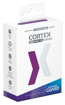 100 pochettes Cortex Sleeves taille standard - Violet Mat - Ultimate Guard