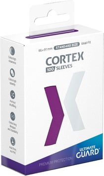 Lot de 60 pochettes de protection pour cartes Ultimate Guard - Cortex Sleeves - Format japonais - Violet