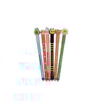 Coffret 6 stylos effaçables Mr Wonderful - Bo-Bo - Couleurs assorties - Pointe moyenne