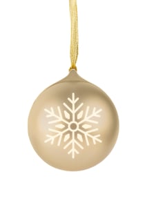 Enceinte Bluetooth BigBen - Boule de Noël - Dorée