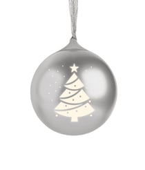 Enceinte Bluetooth BigBen - Boule de Noël - Argent