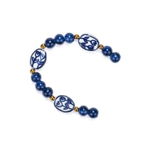 Filet de perles - Tulipe bleue - Créalia