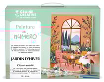 Peinture par numéro Graine Créative - Jardin d’hiver - 30 x 40 cm