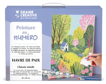 Peinture au numéro Graine Créative - Havre de paix - 30 x 40 cm