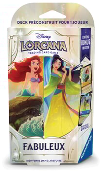 Deck de démarrage Lorcana : Ariel et Mulan - Ravensburger