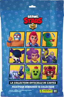 Starter Pack Panini - Brawl Stars - Classeur + 2 boosters + 1 carte collector édition limitée