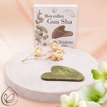 Coffret Gua Sha en Jade Néphrite - Camille Ambiance Nature