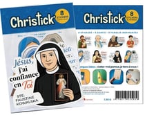 8 Stickers de Saints avec citations