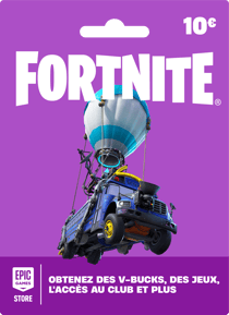 Carte cadeau Fortnite 10 euros