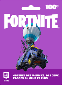 Carte cadeau Fortnite 100 euros