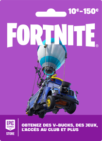 Carte cadeau Fortnite - 150 euros