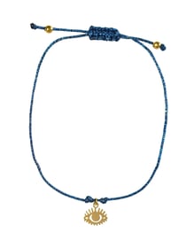 Bracelet à vœux ""Protégé à chaque instant"" Omsaé
