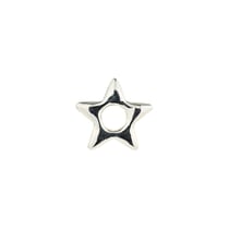Pendentif étoile argenté - Créalia