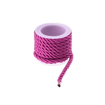 Cordon tressé Créalia - Fuschia