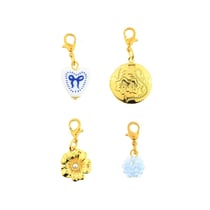 Set de charms bleu romantique - Créalia