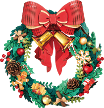 Puzzle 3D 252 pièces - Couronne de Noël - Rolife