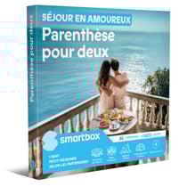 Coffret cadeau Smartbox - Séjour en amoureux parenthèse pour deux - 2 personnes