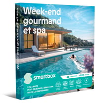 Coffret cadeau Smartbox - Week-end gourmand et spa - 2 personnes