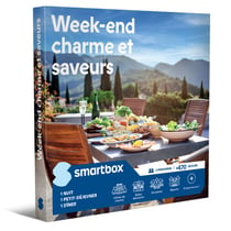 Coffret cadeau Smartbox - Week-end charme et saveurs - 2 personnes
