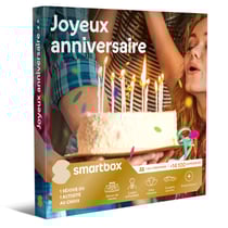 Coffret cadeau Smartbox - Joyeux anniversaire - 1 à 2 personnes