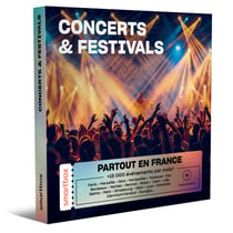 Coffret cadeau Smartbox - Concerts & festivals