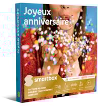Coffret cadeau Smartbox - Joyeux anniversaire - 1 à 2 personnes