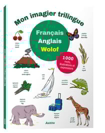 Mon imagier trilingue français anglais wolof