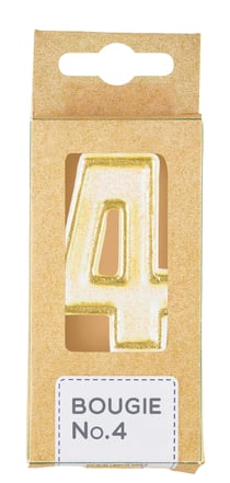 Bougie Pilier Happy Birthday Blanche - 8 X 6 Cm - Décoration Table Anniversaire Avec Inscription Noire - Dekohelden24