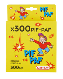 Lot de 300 pétards Pif Paf - Kim'Play