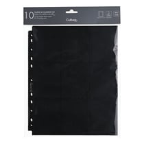 10 Pages de rangement A4 pour cartes à jouer - 18 pochettes à Cultura