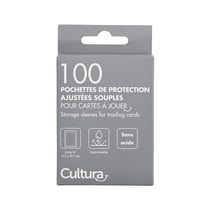 100 Perfect sleeves - Pochettes de protection souples pour cartes à jouer (Inner sleeves TCG) – Cultura