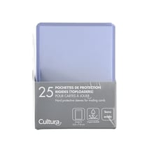 25 Pochettes de protection rigides (toploaders) pour cartes à jouer - Cultura