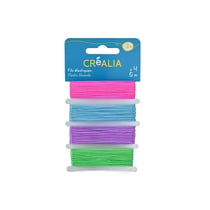 Lot de 4 fils élastiques - 5 m - Créalia