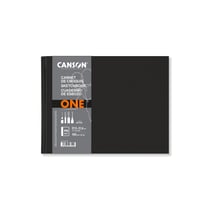 Book cousu petit côté - Canson® One - 98 feuilles  / 196 pages - 21,6 x 27,9 cm - papier 100g/m² - paysage