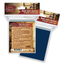 Sleeves Mat 66 x 91 mm X100 100 Microns Bleu