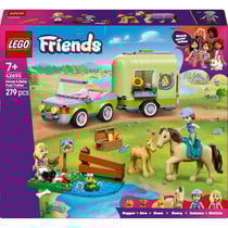Lego® friends - la remorque du cheval et du poulain - jouet 42695